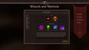 Wizard Selection